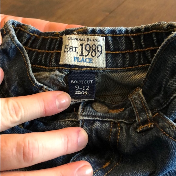 The children’s place 9-12 baby jeans - Picture 3 of 3